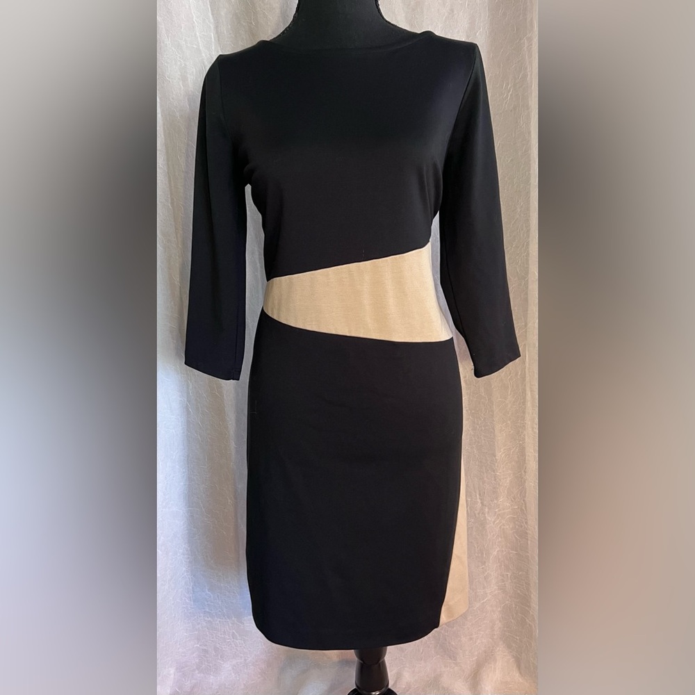 Ann Taylor color block dress